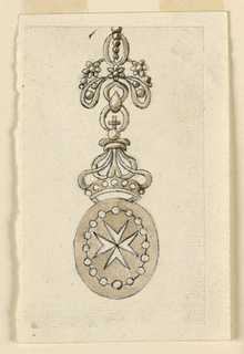 Drawing, Design for a Badge of a Medal