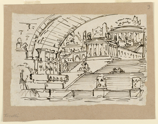 Drawing, Stage Design, Imaginary City