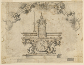 Drawing, Project for an Altar