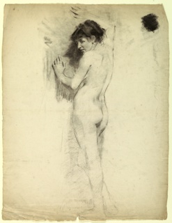 Drawing, Academic Study of a Female Nude