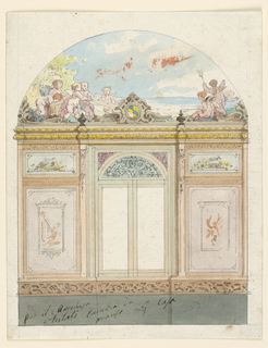 Drawing, Painted Wall Decoration