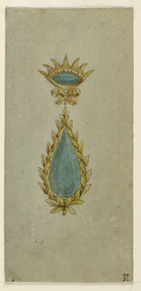 Drawing, Design for a pendant