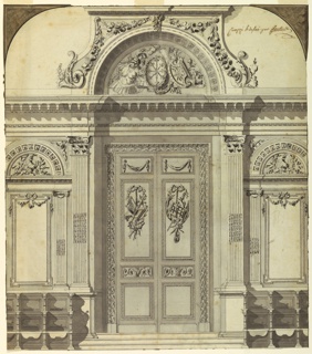 Drawing, Design for a Church Wall Entrance