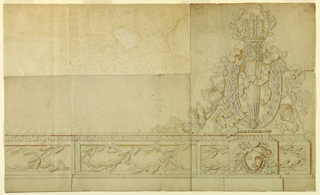 Drawing, Design for a Panel