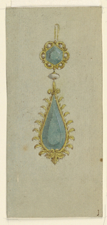 Drawing, Design for earring