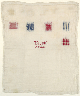 Darning Sampler (unfinished) (Germany)