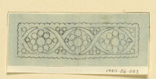 Drawing, Design for comb