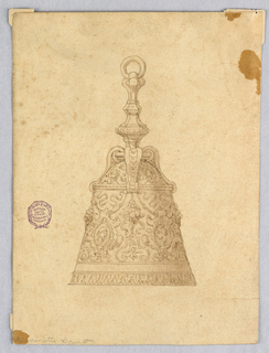 Drawing, Design for a Bell