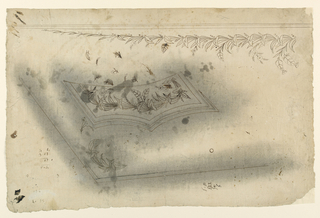 Drawing, Design for the Embroidery of a Man's Waistcoat