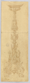 Drawing, Design for a Candelabra