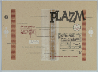 Magazine Cover, Plazm