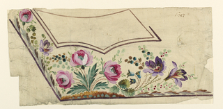 Drawing, Design for the Embroidery of a Man's Waistcoat