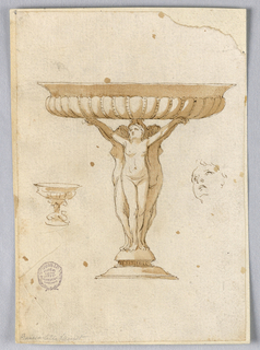Drawing, Design for a Footed Bowl