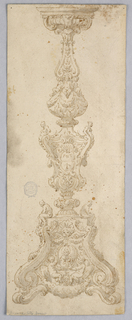 Drawing, Design for a Candelabra