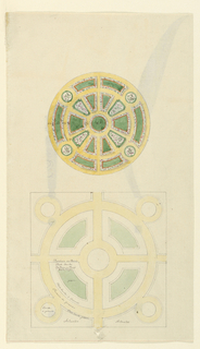 Drawing, Plan for a Formal Garden