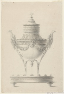 Drawing, Design for an Incense Burner