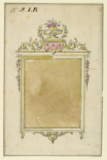 Drawing, Design for a Mirror Frame