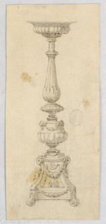 Drawing, Design for a Candelabra
