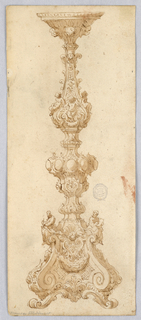 Drawing, Design for a Candelabra