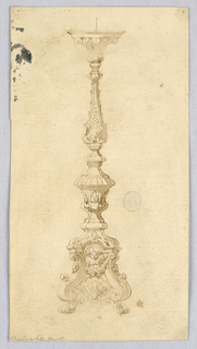 Drawing, Design for a Candelabra
