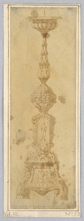 Drawing, Design for a Candelabra