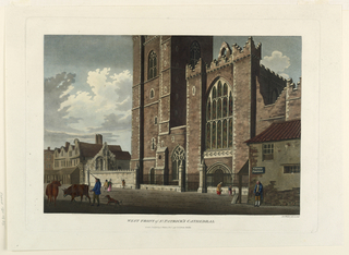 Print, West Front of Saint Patrick's Cathedral