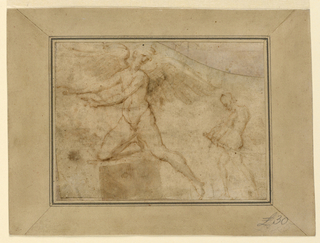 Drawing, Cupid Visiting Psyche