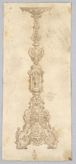 Drawing, Design for a Candelabra
