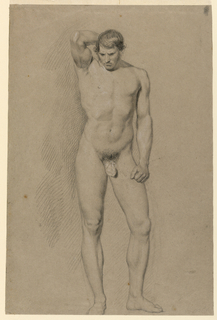 Drawing, Academic Study of a Male Nude