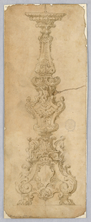 Drawing, Design for a Candelabra