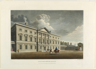 Print, Leinster House, Dublin