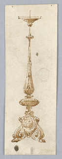 Drawing, Design for a Candelabra