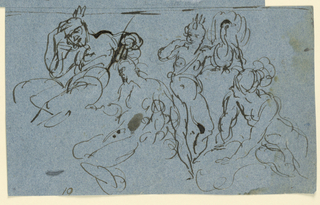 Drawing, Sketches for the Judgement of Paris