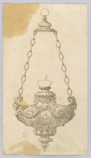 Drawing, Project for an Alter Lamp
