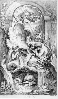 Print, Print in a book entitled "Receuil de Fontaines."