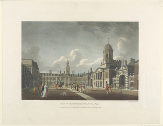 Print, Great Courtyard, Dublin Castle
