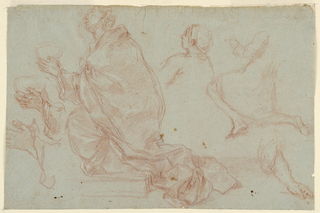 Drawing, Kneeling Figures