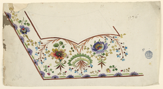 Drawing, Design for a Waistcoat