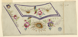 Drawing, Design for a Waistcoat