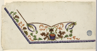 Drawing, Design for a Waistcoat