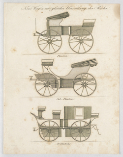 Print, Three Carriages