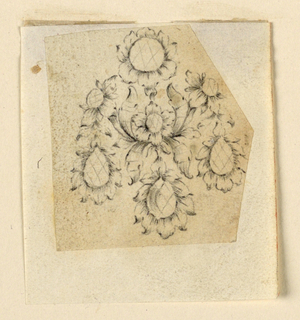 Drawing, Design for an earring