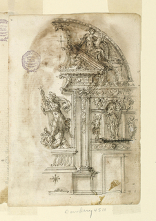 Drawing, Design for an Altar