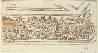 Drawing, Design for a Painted Frieze