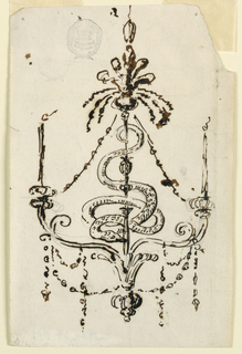 Drawing, Chandelier