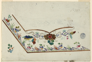 Drawing, Design for a Waistcoat