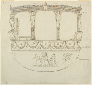 Drawing, Design for Parts of a Coach