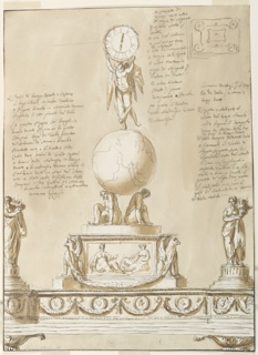 Drawing, Inkstand for the Viceroy Eugène de Beauharnais of Italy
