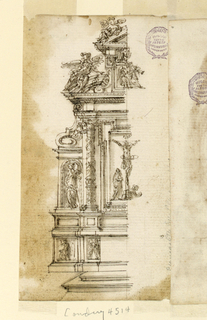 Drawing, Design for an Altar