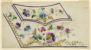 Drawing, Design for a Waistcoat